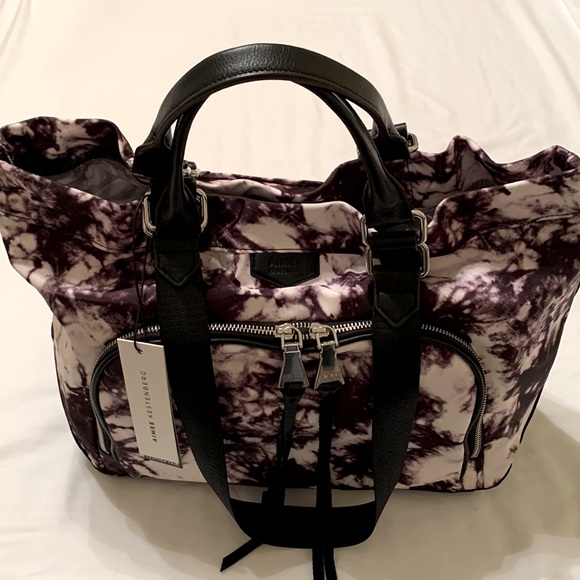 Aimee Kestenberg  NEW Nylon Tote with Leather Trim - Picture 2 of 14